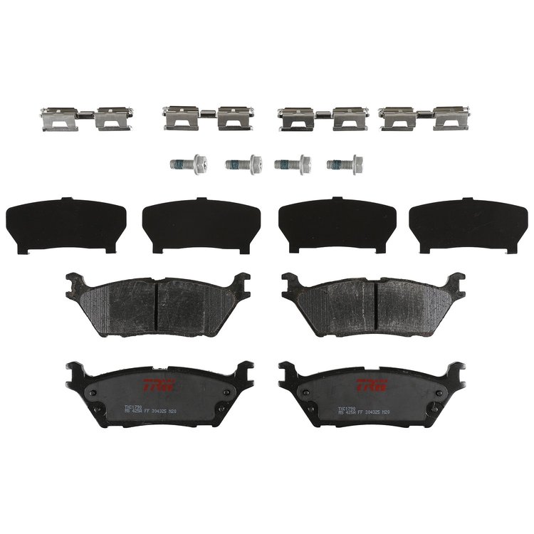 TXC1790 Ultra-Series Disc Brake Pad Set for 2015 Ford F-150 Electronic Parking Brake, Position: Rear