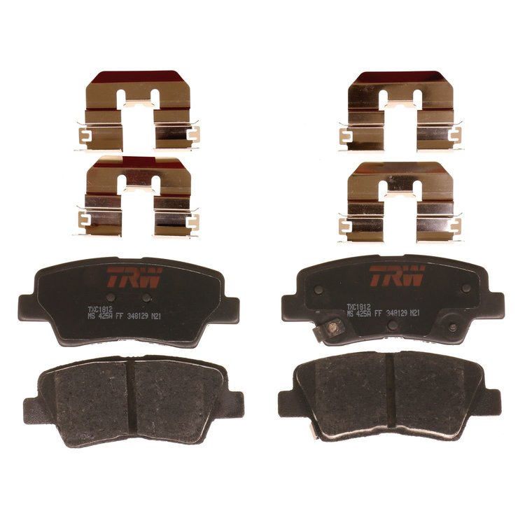 TXC1812 Ultra-Series Disc Brake Pad Set for 2017 Kia Niro/Hyundai Elantra, 2015 Kia Rondo w/o Elec Parking Brake, Position: Rear