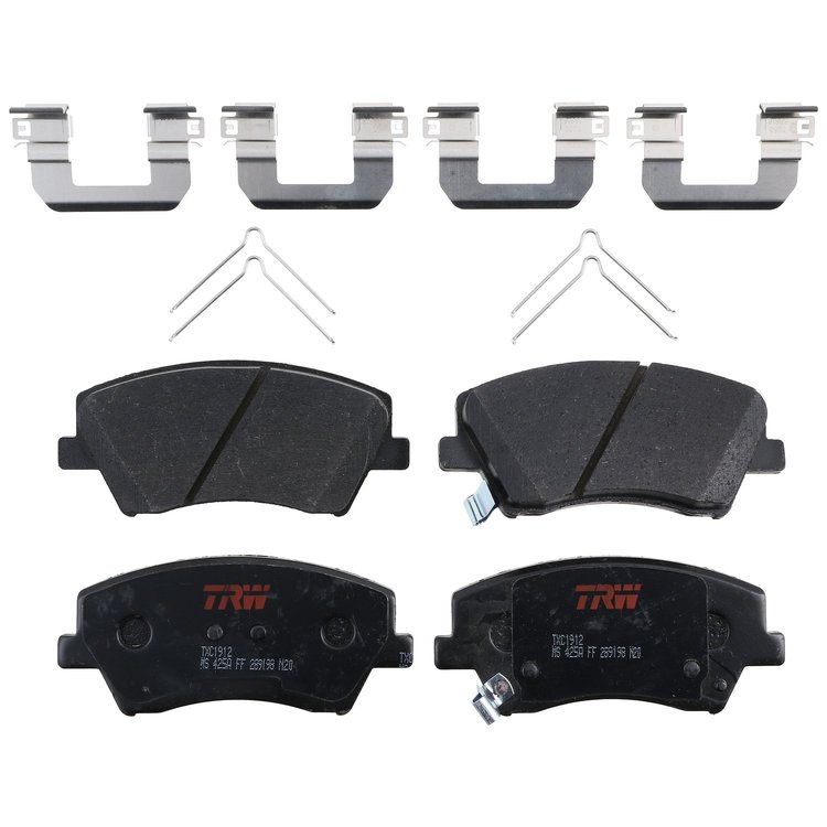 TXC1912 Ultra-Series Disc Brake Pad Set for 2017-16 Hyundai Elantra, Position: Front