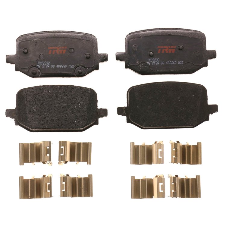 TXC2232 Ultra-Series Disc Brake Pad Set for 2020-2022 Ford Explorer w/Standard Brakes , Position: Rear