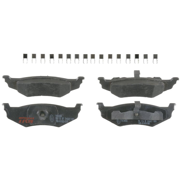 TXH0658 Ultra-Series Disc Brake Pad Set for Select Mopar Models, Position: Rear