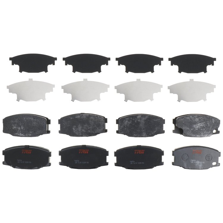 TXH0734 Ultra-Series Disc Brake Pad Set for Mitsubishi Fuso FE639 04-96, FE640 04-01, FE649 04-96, Position: Front