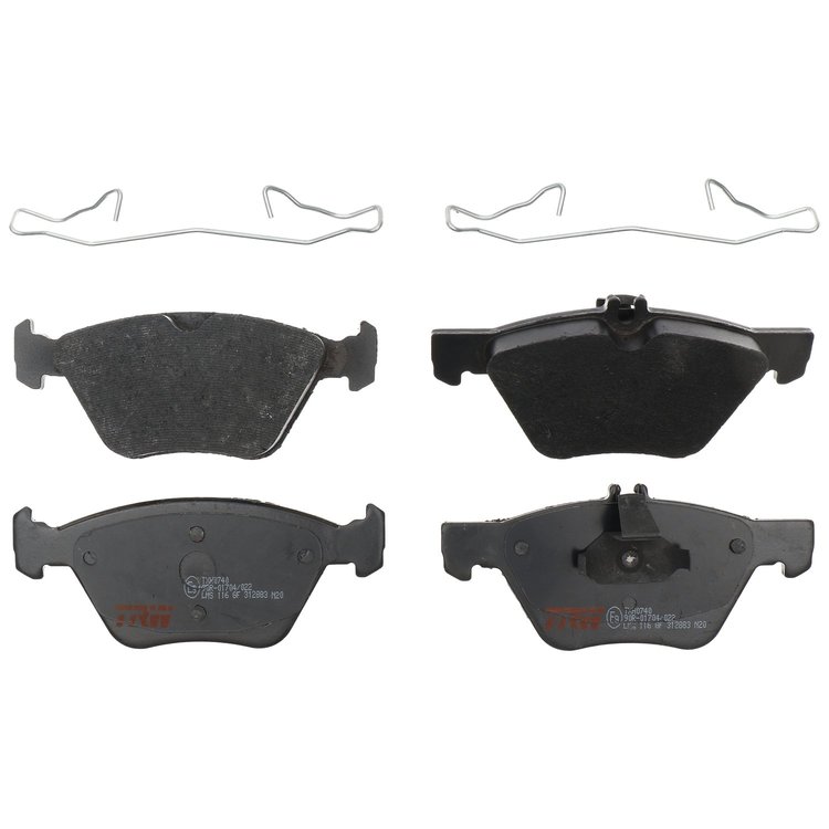 TXH0740 Ultra-Series Disc Brake Pad Set for 1999-96 Mercedes-Benz E320, 1999-98 E300, 1997 E420, Position: Front