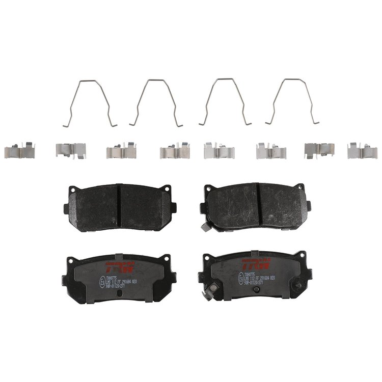 TXH0775 Ultra-Series Disc Brake Pad Set for Kia Sephia 2001-1998, Spectra 2004-2000, Position: Rear