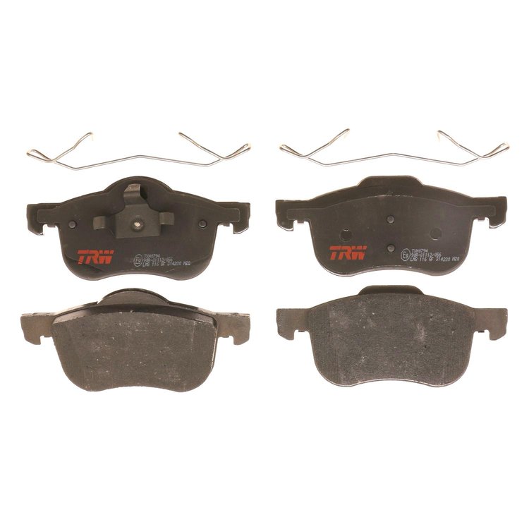 TXH0794 Ultra-Series Disc Brake Pad Set for Volvo S60 2009-2001, S80 2006-1999, V70 2007-2001, XC70 2007-2003, Position: Front