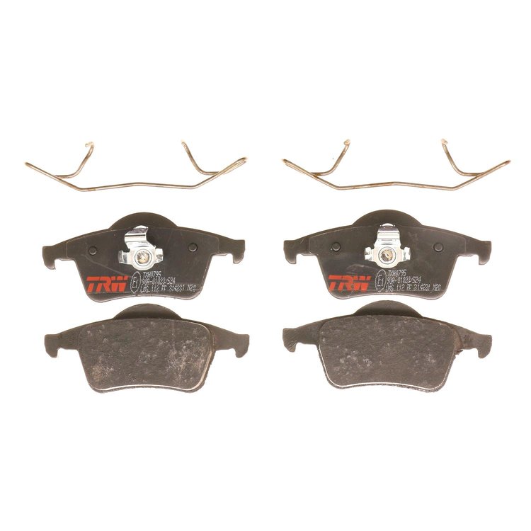 TXH0795 Ultra-Series Disc Brake Pad Set for Volvo S60 2009-2001, S80 2006-1999, V70 2007-2001, XC70 2007-2003, Position: Rear
