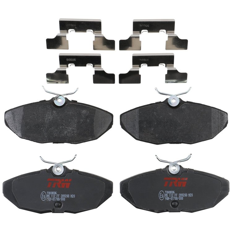 TXH0806 Ultra-Series Disc Brake Pad Set for Select Ford/Lincoln/Mazda/Mercury Models, Position: Rear