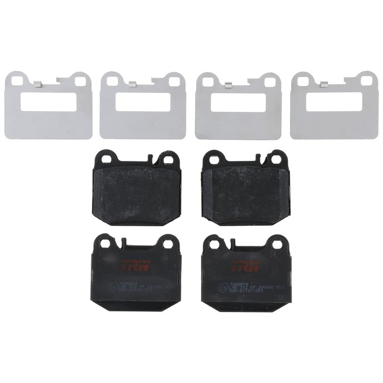 TXH0874 Ultra-Series Disc Brake Pad Set for Mercedes-Benz ML55 AMG 2003-2000, ML430 2001-2000, ML500 2005-2002, Position: Rear