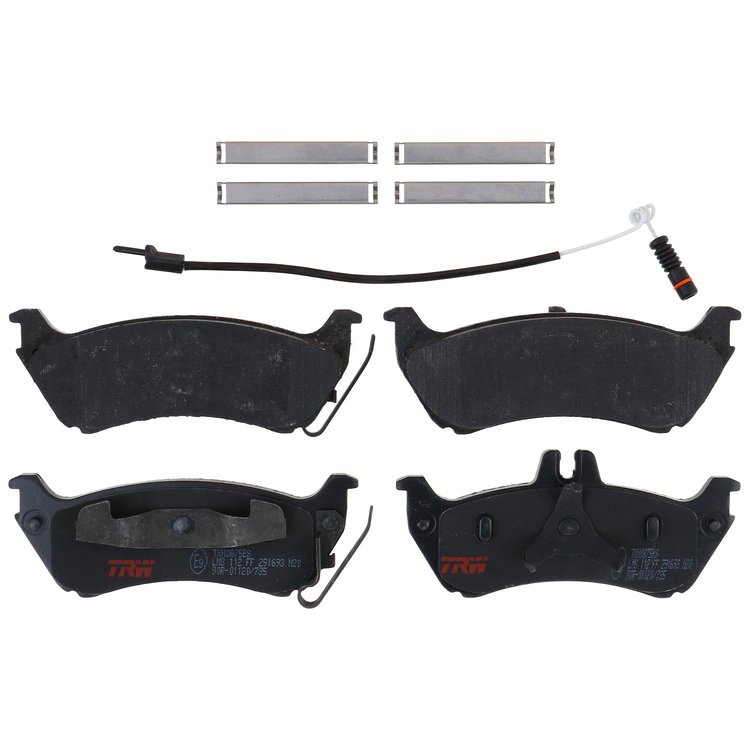 TXH0875ES Ultra-Series Disc Brake Pad Set for Mercedes-Benz ML320 2003-2000, ML350 2005-2003, ML430 1999, Position: Rear