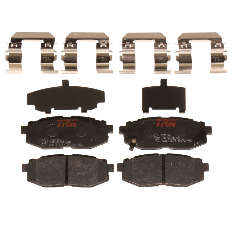 TXH1124 Ultra-Series Disc Brake Pad Set for Select Multiple Makes/Models Models, Position: Rear