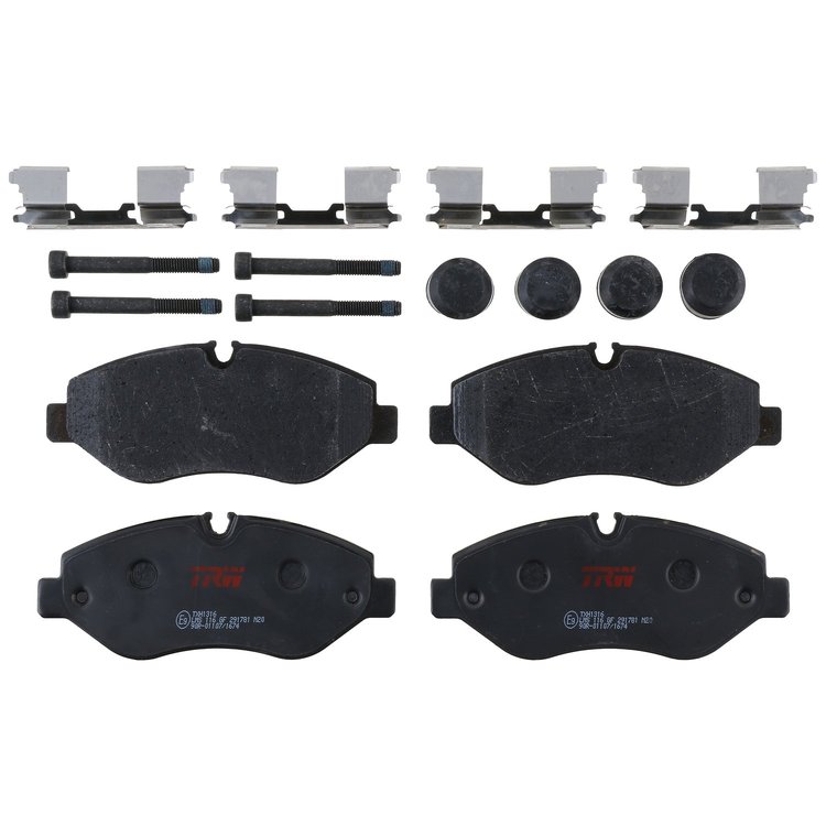 TXH1316 Ultra-Series Disc Brake Pad Set for Select Mopar Models, Position: Front