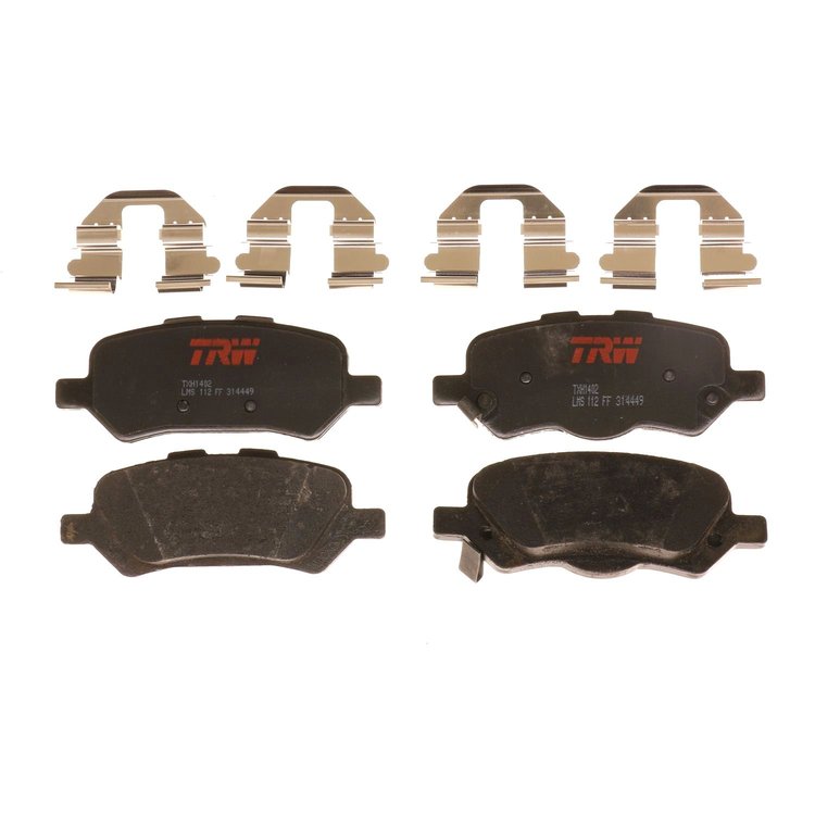 TXH1402 Ultra-Series Disc Brake Pad Set for Toyota Venza 2015-2009, Position: Rear