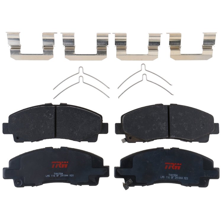 TXH1584 Ultra-Series Disc Brake Pad Set for Acura TLX 2016-2015, Honda Ridgeline 2014-2012, Position: Front