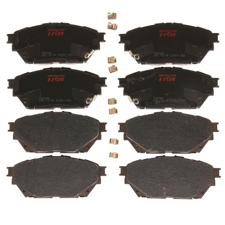 TXH1682 Ultra-Series Disc Brake Pad Set for 2012 Mitsubishi Fuso Trk Canter FE180, Position: Front