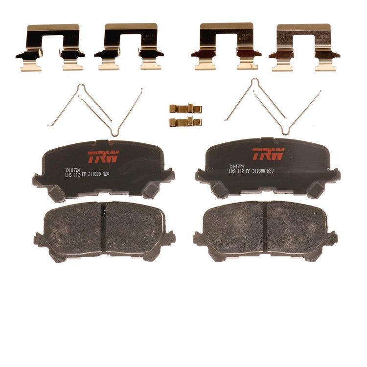 TXH1724 Ultra-Series Disc Brake Pad Set for Acura MDX 2016-2014, Honda Pilot 2016, Position: Rear