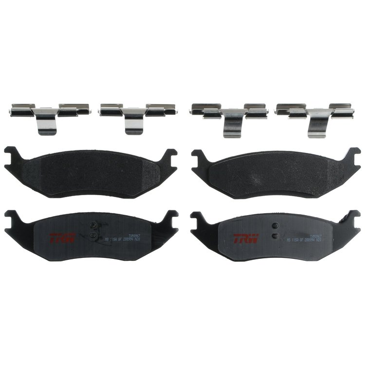 TXM0967 Ultra-Series Disc Brake Pad Set for Select Mopar Models, Position: Rear