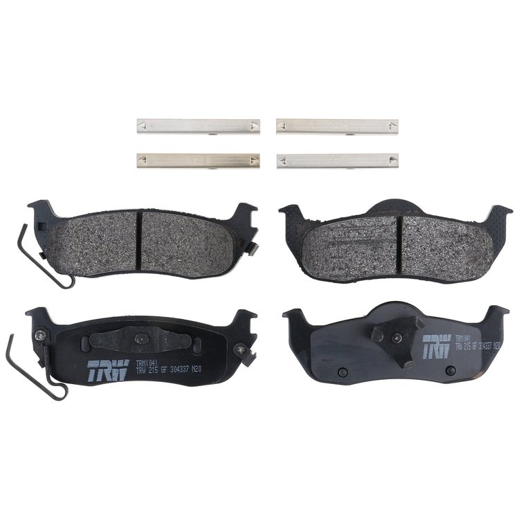 TXM1041 Ultra-Series Disc Brake Pad Set for Select Multiple Makes/Models Models, Position: Rear