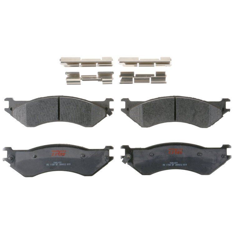 TXM1077 Ultra-Series Disc Brake Pad Set for Dodge Ram 1500 2008-2004, Ram 2500 2008-2003, Ram 3500 2008-2003, Position: Rear