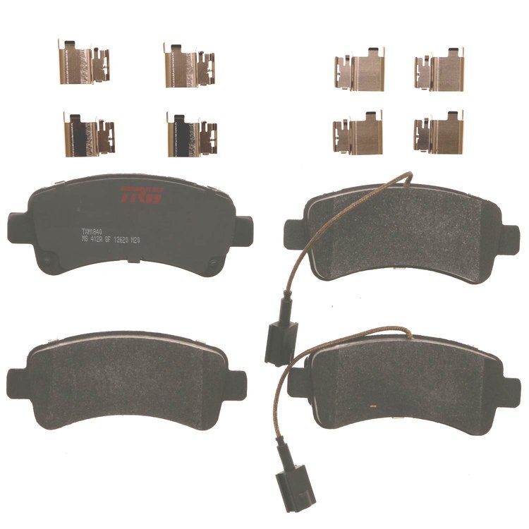 TXM1840 Ultra-Series Disc Brake Pad Set for 2016 RamPromaster 1500,2500,3500, Position: Rear