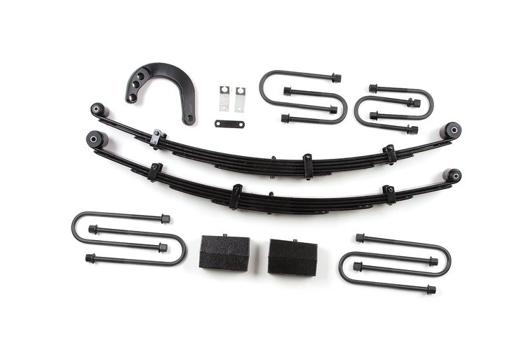 ZONC15N Zone 4" Leaf Spring Lift Kit for 88-91 Chevy 1/2, 3/4 Ton SUV