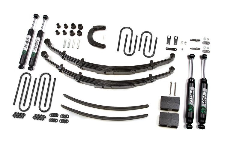 ZONC20N Zone 6" Leaf Spring Lift Kit for 73-76 Chevy 1/2 Ton