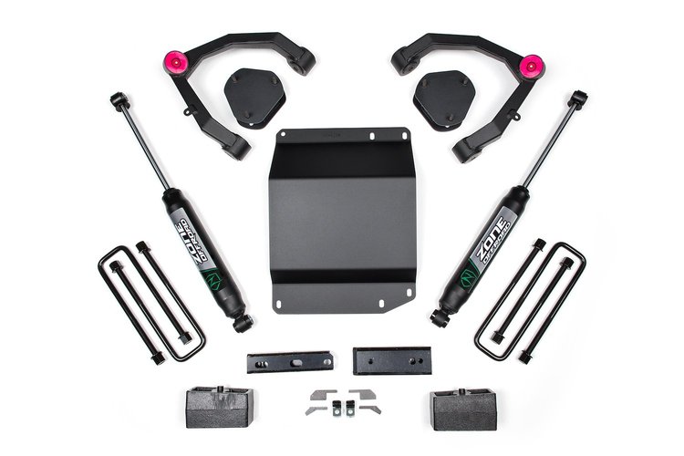 ZONC29N Zone 3.5" Adventure Series Lift Kit for 2007-2013 Chevy/GMC 1500 4wd