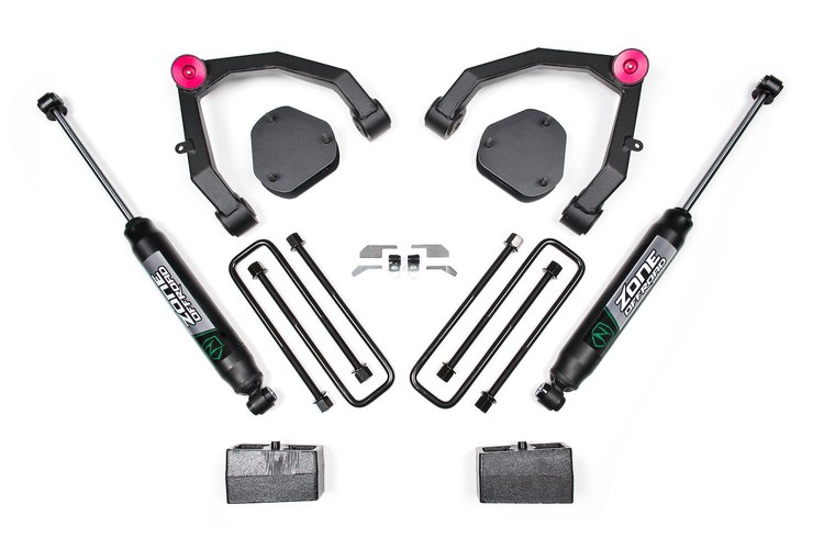 ZONC30N Zone 3.5" Adventure Series Lift Kit for 07-13 Chevy 1500 2wd