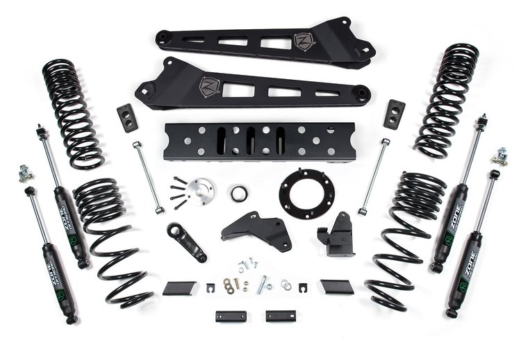 ZOND124F Zone 5.5" Radius Arm Lift Kit - Gas for Fits Select Ram 2500