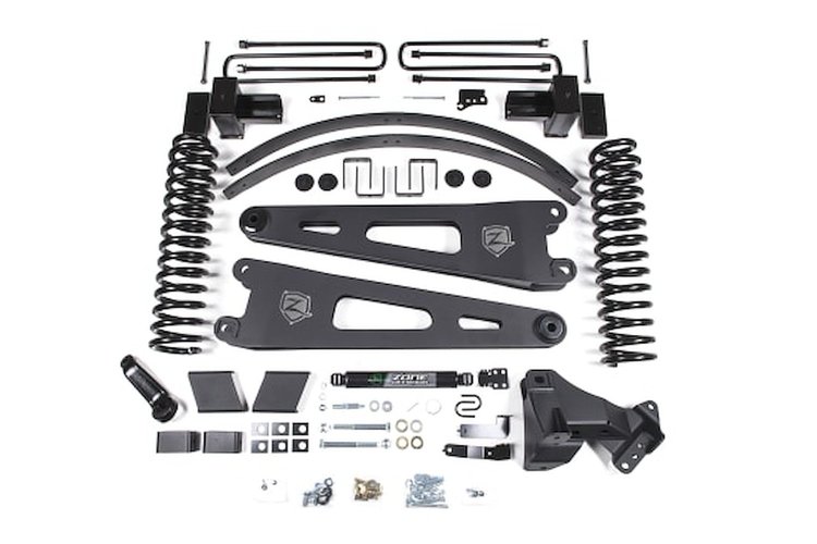 ZONF52N Zone 6" Radius Arm Lift Kit for 2017 Ford F-250/350