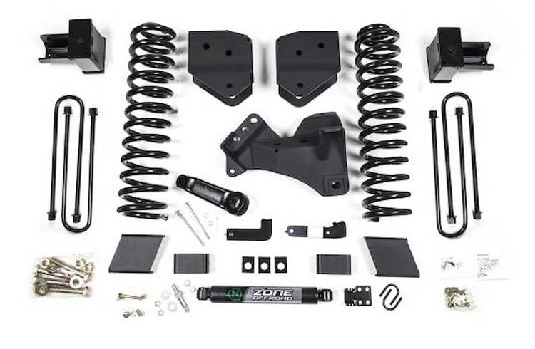 ZONF89F Zone 6" Radius Arm Lift Kit for 2017-19 Ford F-250/F-350