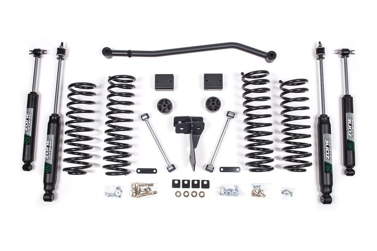 ZONJ15N Zone 4" Coil Spring Lift Kit for 2007-2015 Jeep Wrangler JK 4dr