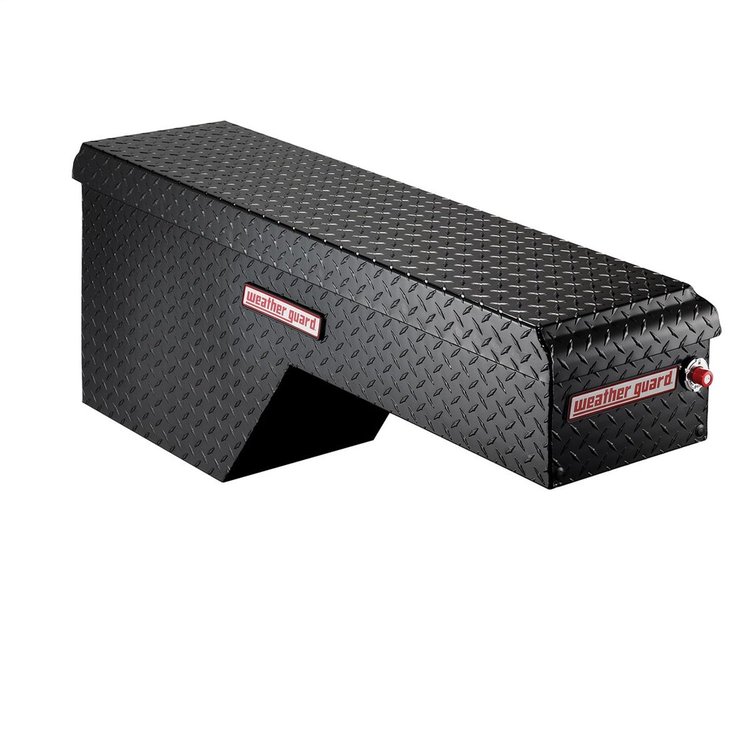 172-5-01 Pork Chop Box, Driver Side, 3.4 ft., Height: 19.5 in., Length: 46.75 in., Width: 13.5 in., Gloss Black