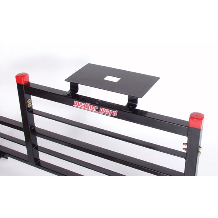 1920 Cab Protector Ladder Mount Rectangular Base, Height: 12.25 in., Length: 17.75 in., Width: 2.75 in., Black Color, Steel