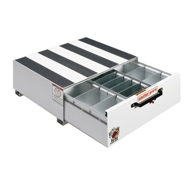 301-3 Heavy-Duty Drawer Unit, Steel, 7 ft., Height: 13 in., Length: 24 in., Width: 30 in., White, Drawer Depth: 21 in.