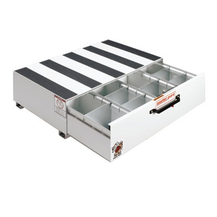 303-3 Heavy-Duty Drawer Unit, Steel, 9.2 ft., Height: 13 in., Length: 24 in., Width: 39.75 in., White, Drawer Depth: 21 in.