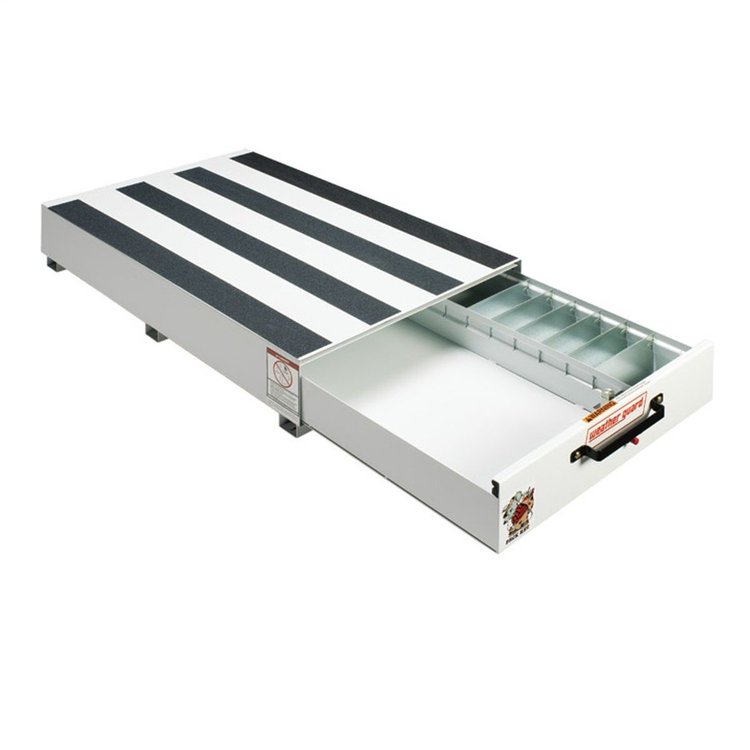 304-3 Heavy-Duty Drawer Unit, Steel, 10.5 ft., Height: 9.5 in., Length: 48 in., Width: 30 in., White, Drawer Depth: 45 in.