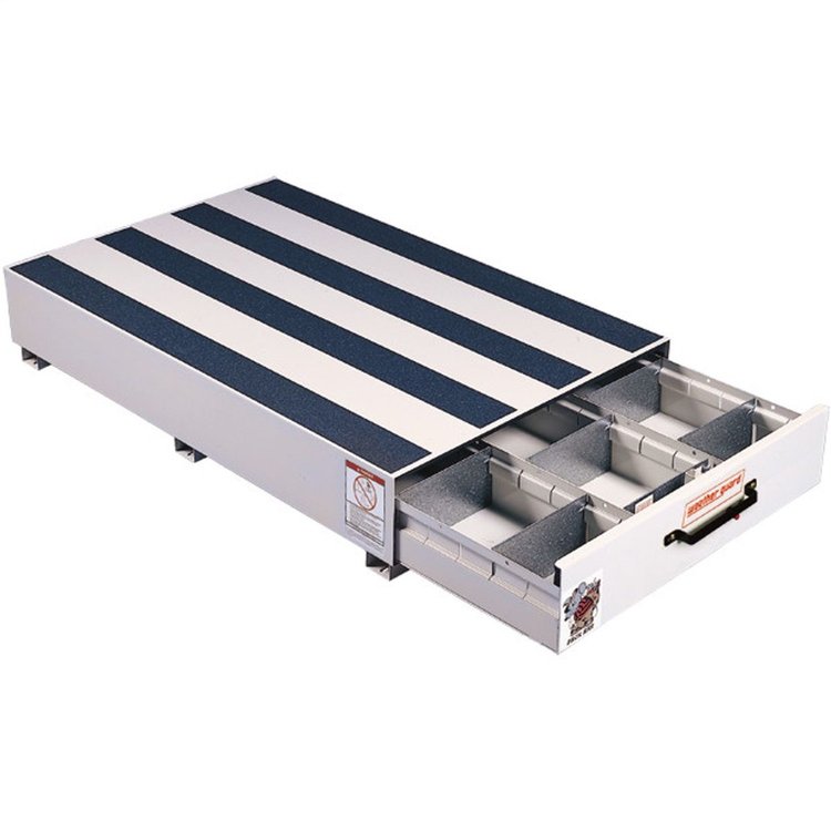 307-3 Heavy-Duty Drawer Unit, Steel, 10.5 ft., Height: 9.5 in., Length: 48 in., Width: 30 in., White, Drawer Depth: 45 in.