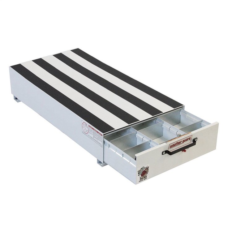 337-3 Heavy-Duty Drawer Unit, Steel, 13.8 ft., Height: 13 in., Length: 48 in., Width: 30 in., White, Drawer Depth: 45 in.