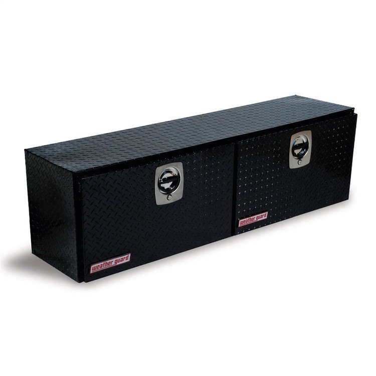 364-5-02 Hi-Side Box, 7.9 ft., Height: 16 in., Length: 64.25 in., Width: 13.25 in., Gloss Black, Heavy-Duty Welded, Aluminum