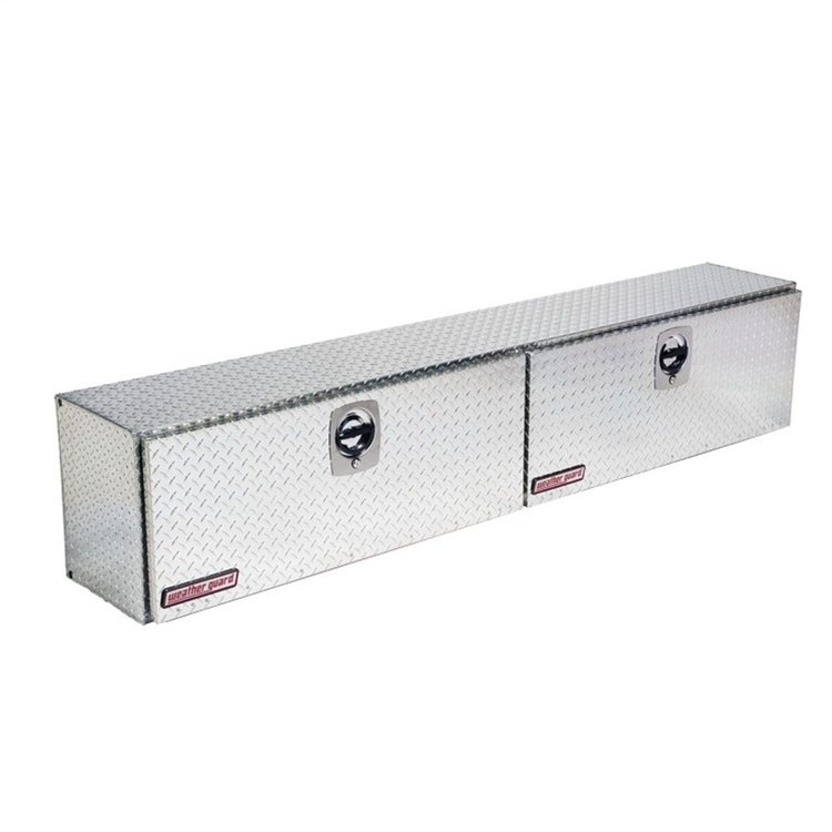 390-0-02 Hi-Side Box, 11.1 ft., Height: 16 in., Length: 90.25 in., Width: 13.25 in., Clear, Heavy-Duty Welded, Aluminum