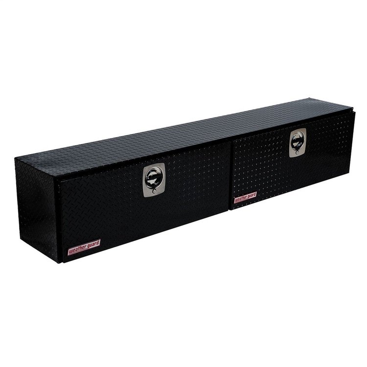 390-5-02 Hi-Side Box, 11.1 ft., Height: 16 in., Length: 90.25 in., Width: 13.25 in., Gloss Black, Heavy-Duty Welded, Aluminum