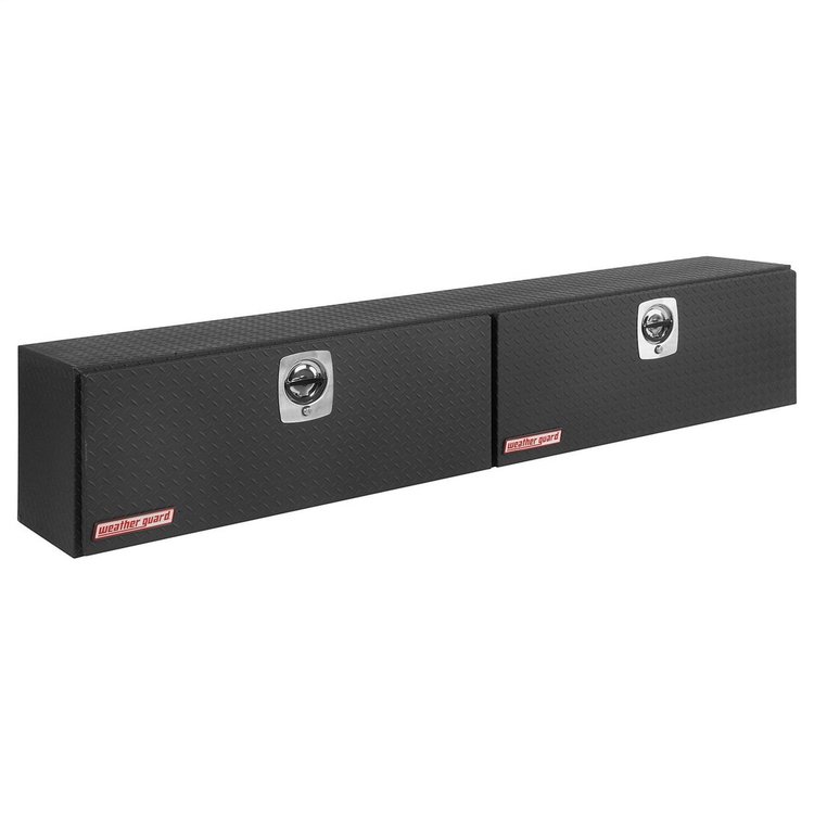 391-52-02 Super Side Box, 15.2 ft., Height: 18 in., Length: 90.25 in., Width: 16.25 in., Textured Matte Black, Heavy-Duty Welded