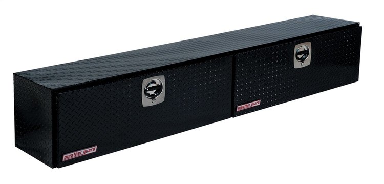 396-5-02 Hi-Side Box, 11.8 ft., Height: 16 in., Length: 96.25 in., Width: 13.25 in., Gloss Black, Heavy-Duty Welded, Aluminum
