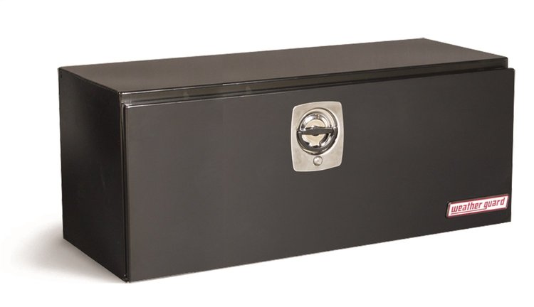 548-5-02 Underbed Box, 9.1 ft., Height: 18.13 in., Length: 48.13 in., Width: 18.25 in., Gloss Black, Heavy-Duty Welded, Steel