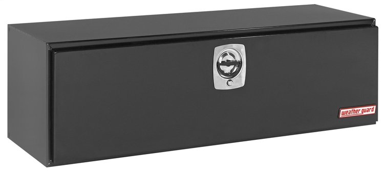 560-5-02 Underbed Box, 11.2 ft., Height: 18.13 in., Length: 60.13 in., Width: 18.25 in., Gloss Black, Heavy-Duty Welded, Steel