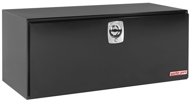 562-5-02 Underbed Box, 20.0 ft., Height: 24.13 in., Length: 60.13 in., Width: 24.25 in., Gloss Black, Heavy-Duty Welded, Steel