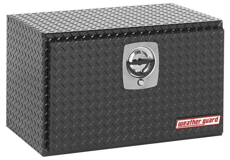 631-5-02 Underbed Box, 5.4 ft., Height: 18 in., Length: 30.13 in., Width: 18 in., Gloss Black, Heavy-Duty Welded, Aluminum