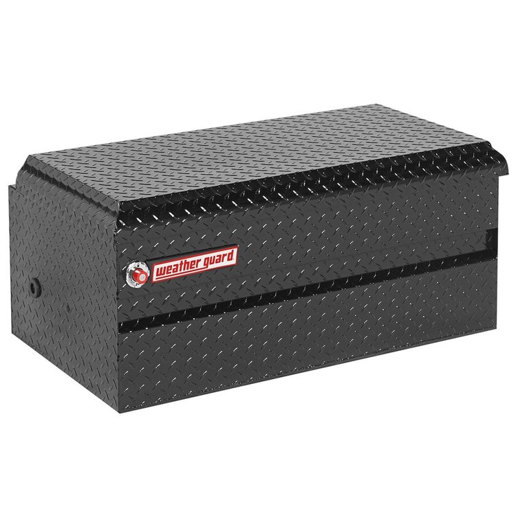 644-5-01 All Purpose Chest, 6.0 ft., Height: 17 in., Length: 37 in., Width: 20.25 in., Gloss Black, Heavy-Duty Welded, Aluminum