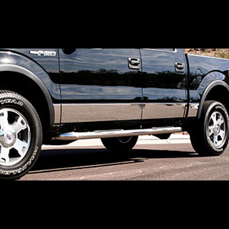 Stainless Steel Rocker Panels 2011-2012 F250/F350 Super Duty Pickup