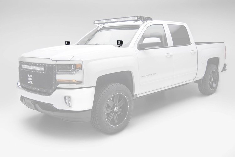 Hood Hinge LED Brackets 2014-2018 GM Silverado/Sierra 1500